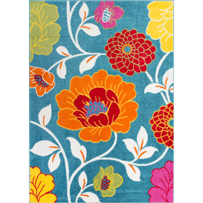 Tapis bleu Bezno Starbright Daisy