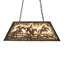 Luminaire suspendu linéaire unique à 6 lumières Old Forge-16183482