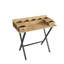 Table de maquillage moderne avec miroir, blanc et noir, 39,4 x 19,7 x 35,0 pouces | 100% panneau de particules enduit de mélamine, pieds en métal | Fixation murale, tablettes multiples, design élégant pour la beauté et l'organisation-1820809907