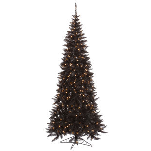 Slaytonville Black Fir Slim Artificial Christmas Tree