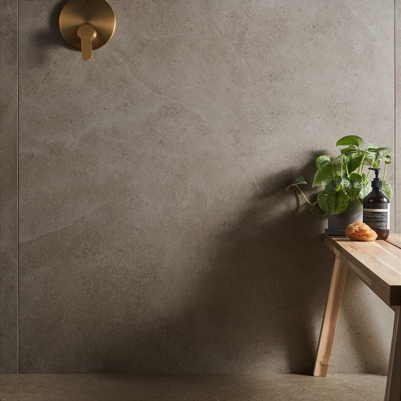 New Rock 48x48 Matte Porcelain Tile, Tortora Beige