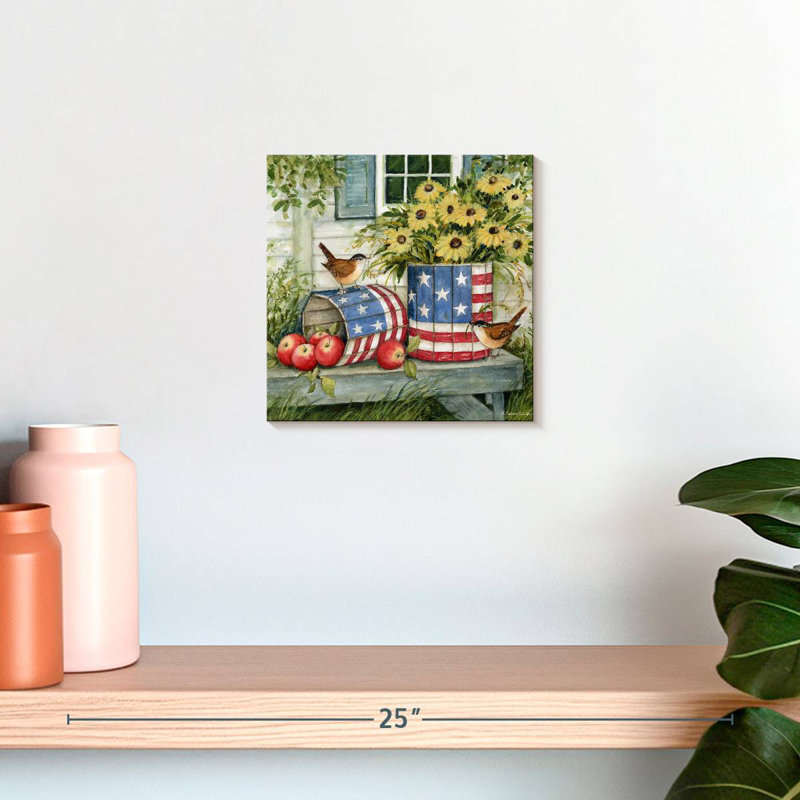 Lelar Old Glory II, 10" H x 10" W