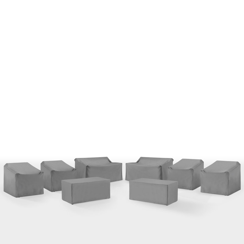 Furniture Covers Outdoor Conversation Set Cover, Gray