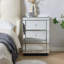 Putnam 3 - Drawer Nightstand in Silver
