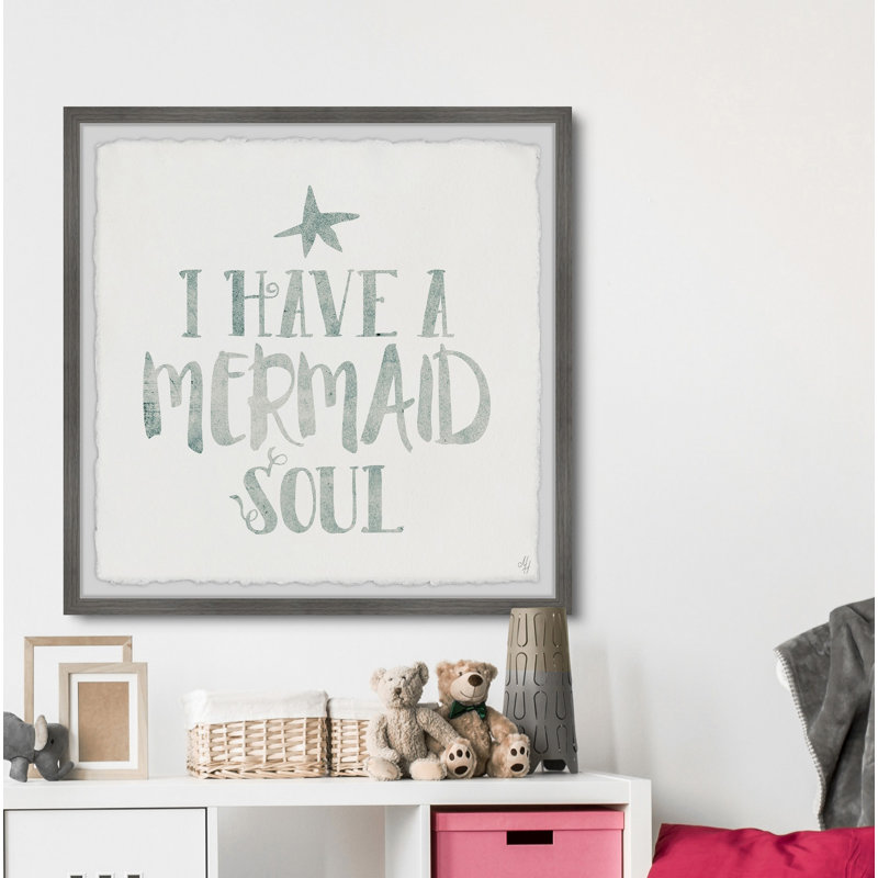 «Edolie Mermaid Soul», reproduction encadrée, H 32 po x l 32 po x P 1,5 po