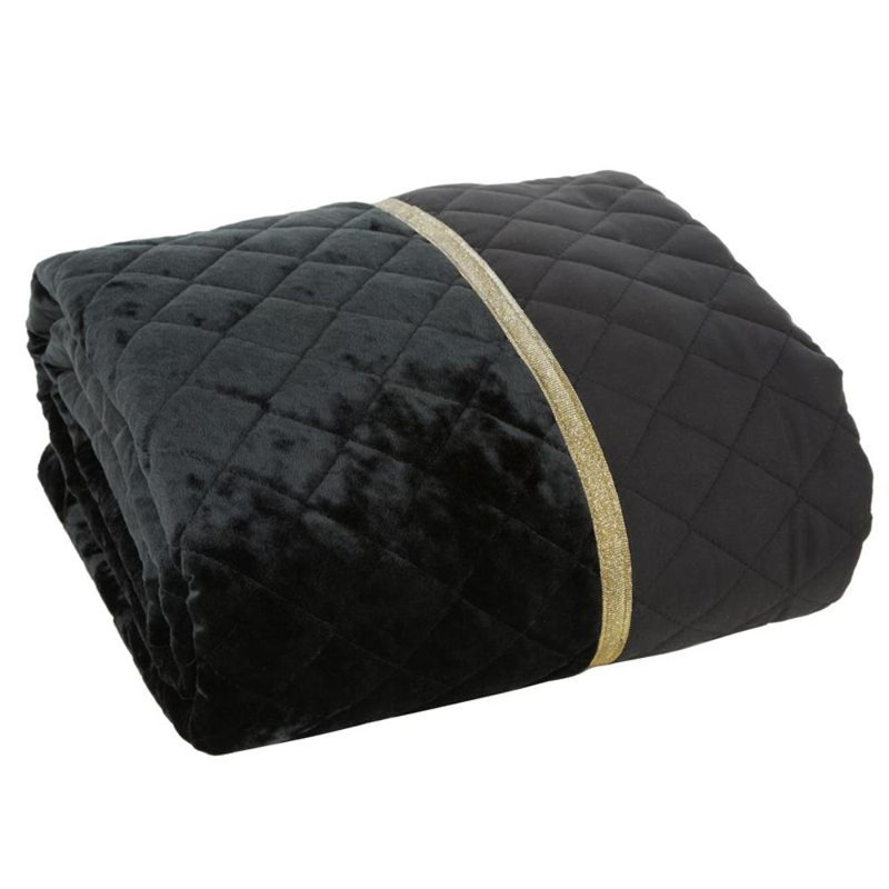 Primeaux Bedspread, Black