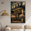 «Elegant Night Storefront» par Art Remedy-110316549-110316539-110316542