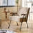 Geometric Patterned Modern Accent Chair,Accent Chair Comfy Single Sofa Side Chair for Living Room Bedroom Hotel, Bedroom-941695087