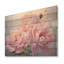 Pivoine rose II, impression sur bois-165851256