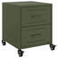 Anadalay 36cm W Steel Bedside Table-905989343