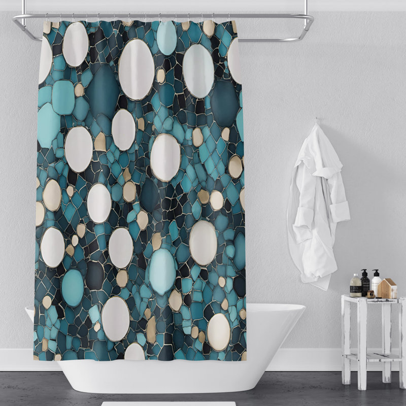 Rideau de douche Ossabaw, H 72 po x l 70 po