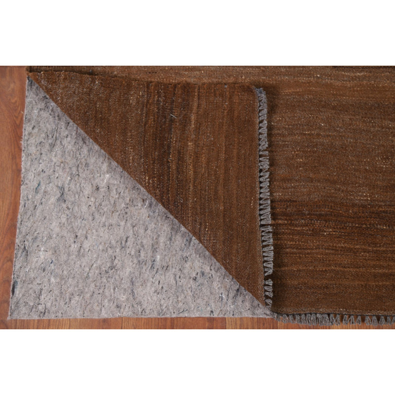 Tapis brun Kilim moderne 5 x 7