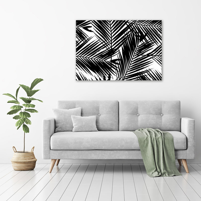 Leaves Of Palm - No Frame Print on Canvas
