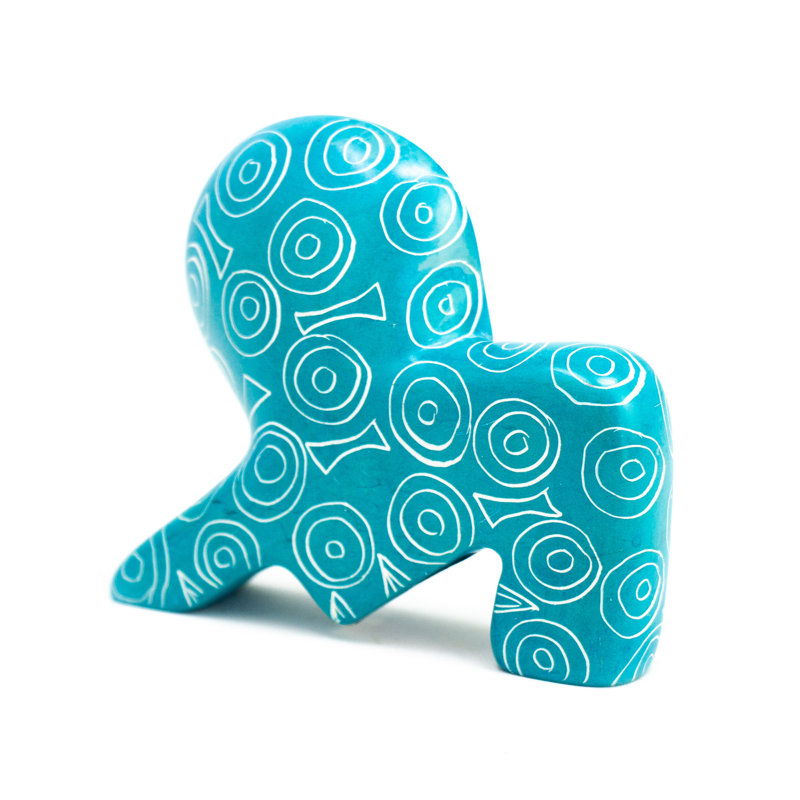 Figurine 3 pièces, Turquoise