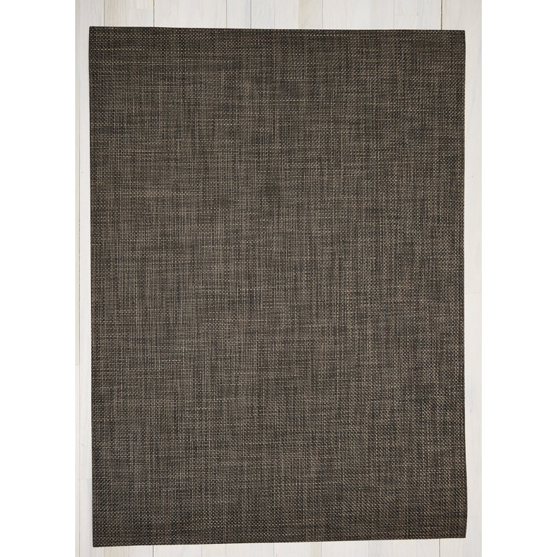 Basketweave Vinyl Indoor / Outdoor Area Rug, Runner 76 x 269cm