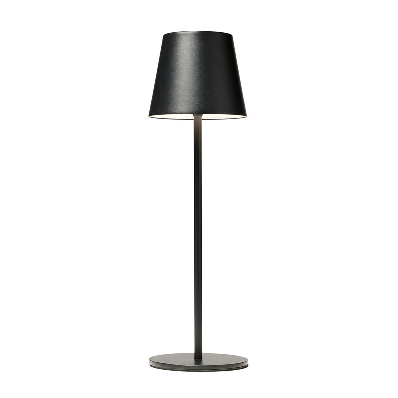 Kyperounta Metal USB Table Lamp, Black