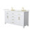 Beckett 60" Freestanding Double Bathroom Vanity with Quartz Top