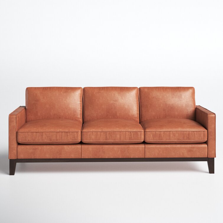 Cascades 85'' Genuine Leather Sofa