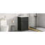 Meuble-lavabo de 20 po avec lavabo, armoire de salle de bain avec porte à fermeture douce, support de rangement et tablette réglable-321930878