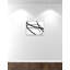 «Brush in Motion - Black II - Floater Frame», reproduction d'art sur toile-46822420-46822423