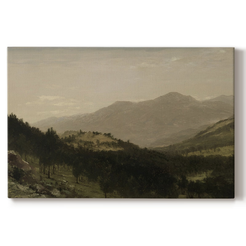 Paysage rétro - DLXV, H 13 po x l 19 po x P 1,5 po, Toile tendue