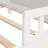 Kids Bed Platform Standard Bed With Bookcase Headboard, Footboard, Adjustable Guardrails, Led Sensor Light-491710381-491710371