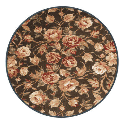 Tapis brun turc lavable à la machine