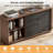 60"W - 3 Drawers Lateral File Cabinet With Door, Adjustable Shelves, Power Strip, And Open Storage For Home Office