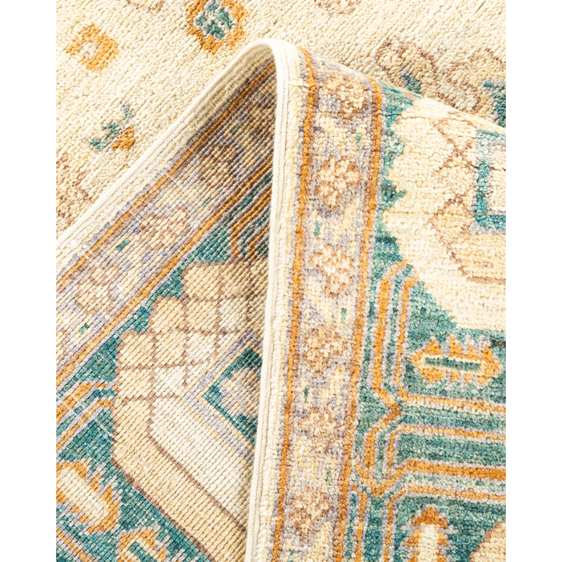 Tapis unique en laine de 2010 5 pi 2 po x 9 pi 10 po Flouve