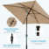Le 10' x 6' 5" Rectangular Tilt Market Umbrella