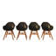Chaise de patio noire avec accoudoirs Rafael-769227782