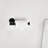 Wall-mounted bathroom hardware set (3-piece set) made of high-quality stainless steel-116130616
