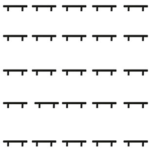 findmall 50 T-shaped hollow furniture handles with wire finish, φ0.5in/12mm, pitch 76mm. 100 M4*25 screws.