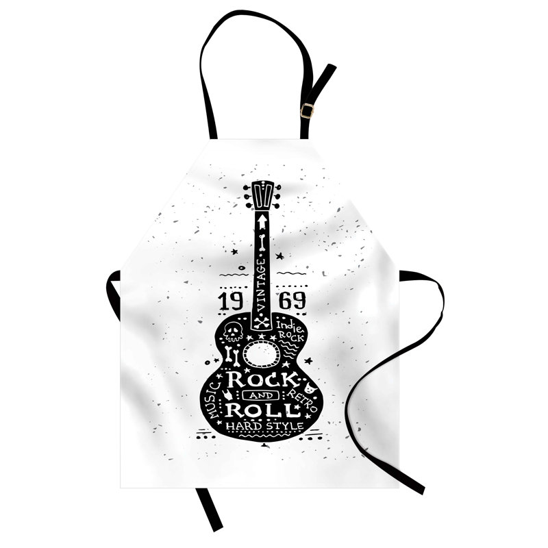 No Pattern Bib Apron