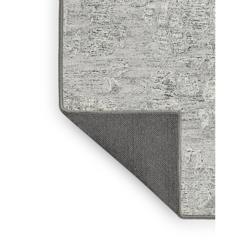 Tapis contemporain gris, Rectangle 7 pi x 10 pi