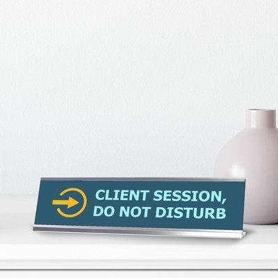 Enseigne client, ne pas déranger