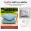 Coussins de remplacement pour meubles d'extérieur 24 po x 22 po Carolina-110860463-123628618