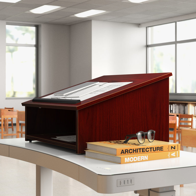 Lutrin de table, Acajou