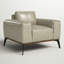 Fauteuil en cuir véritable Conley de 108 cm de large-57765235