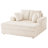 53 Inch Upholstered Chaise Lounge, Plush Sleeper Chair with Throw Pillows and Armrests, Sofa Bed Indoor for Living Room-652199187