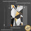 Abstrait, art mural, ensemble de 3 reproductions d'art sur toile encadrées-594168873-594213610