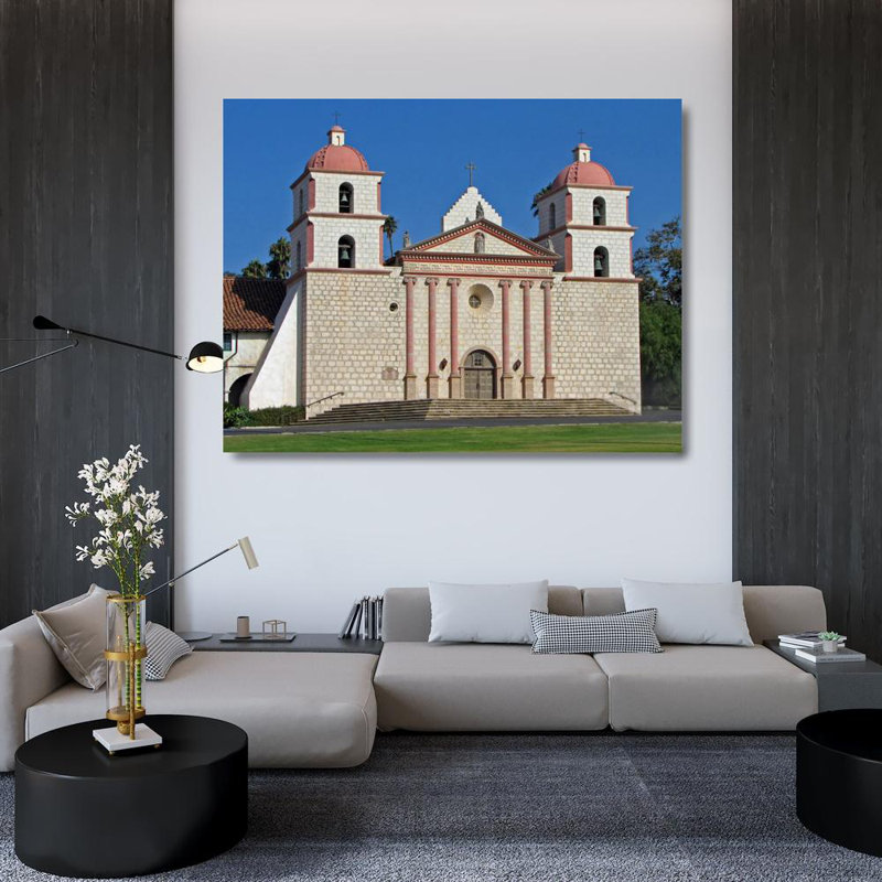 Mission Santa Barbara, H 36 po x l 47 po