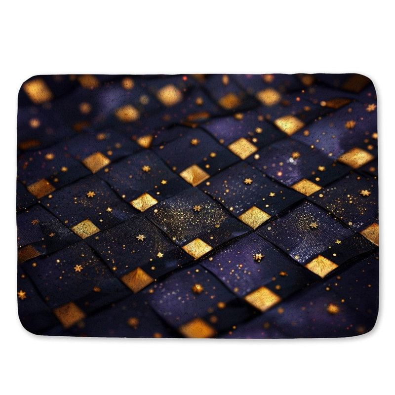 Motif de damier pour salle de bain
