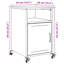 Radonna 36cm W Steel Bedside Table-1824185768