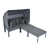 Coussin gris / cadre gris est en rupture de stock