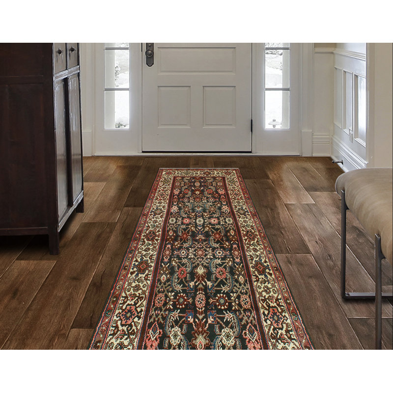 Tapis de couloir gris anthracite Khylar