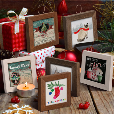 5.25'' Wood Photo Ornament