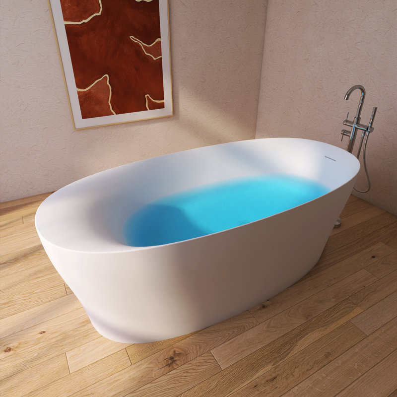 Baignoire de trempage autoportante 63 po