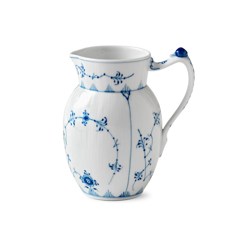 Royal Copenhagen Blue Fluted Plain Pitcher