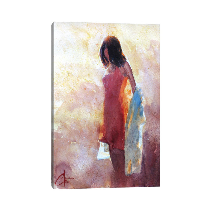 «Soft Beauty» par Christopher Clark, reproduction d'art, Toile tendue, H 12 po x l 8 po x P 0,75 po